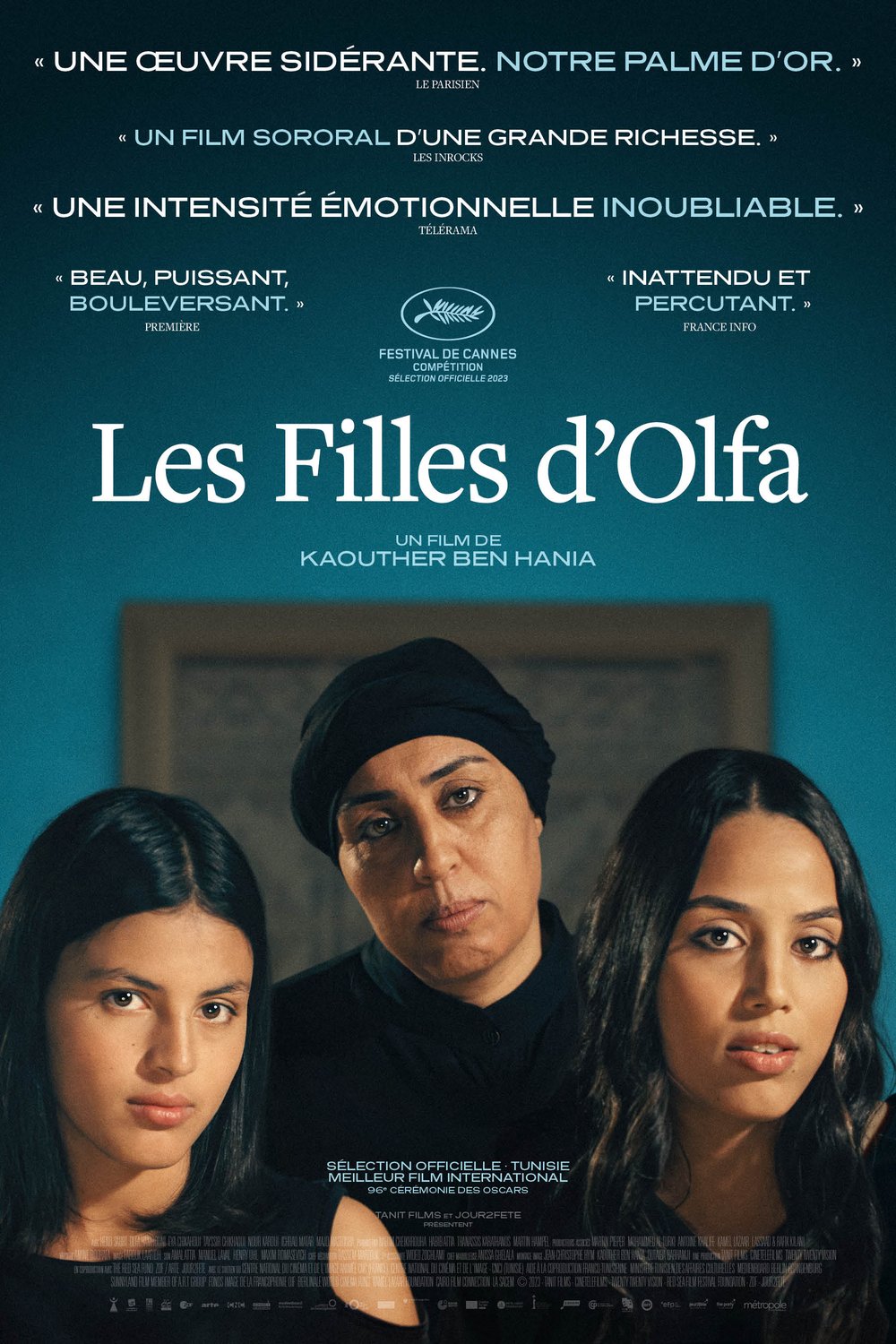 L'affiche originale du film Les filles d'Olfa en arabe