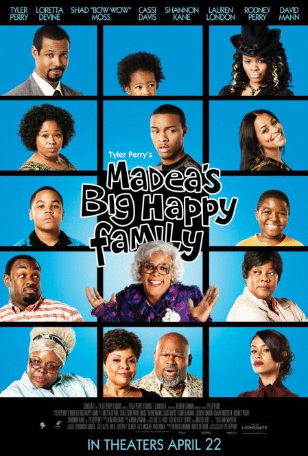 L'affiche du film Madea's Big Happy Family