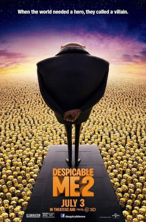 L'affiche du film Despicable Me 2