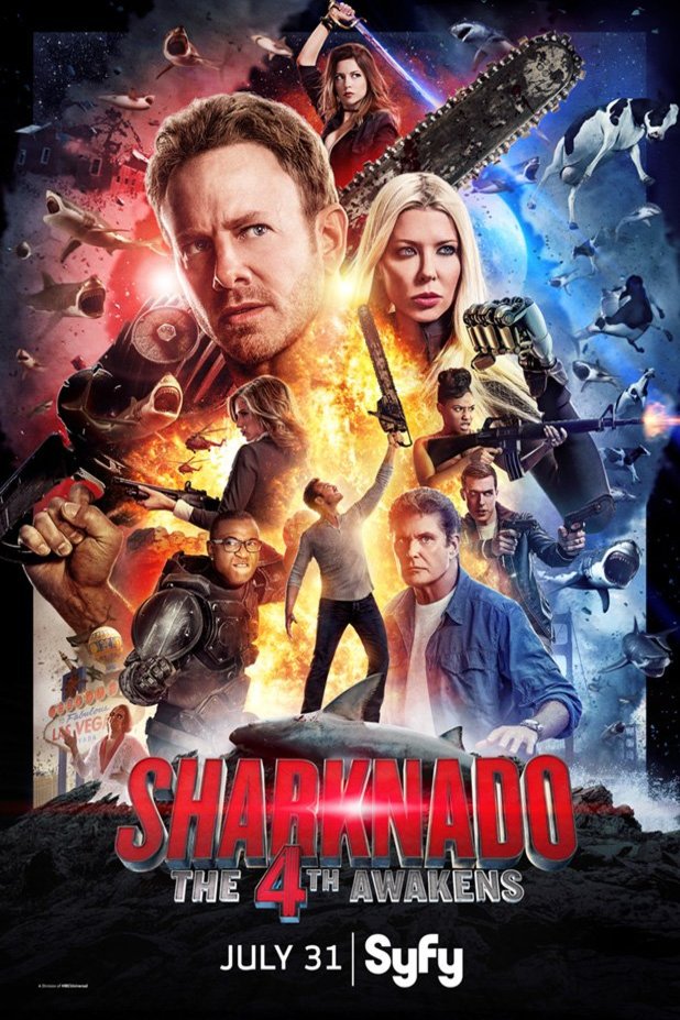 L'affiche du film Sharknado 4: The 4th Awakens