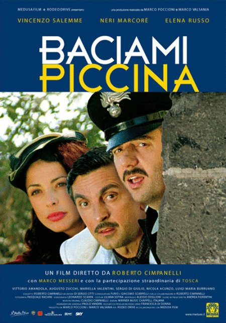 L'affiche originale du film Baciami piccina en italien