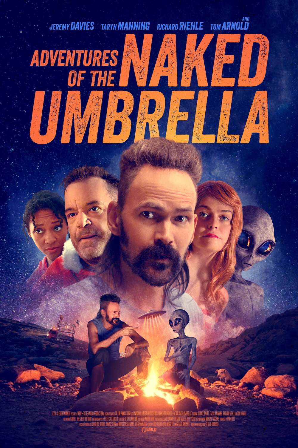 L'affiche du film Adventures of the Naked Umbrella