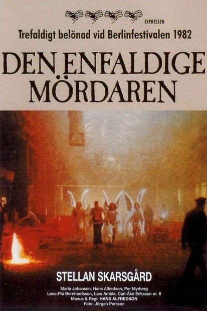 L'affiche originale du film Den enfaldige mördaren en suédois