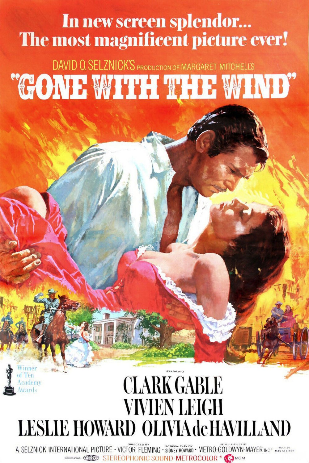 L'affiche du film Gone with the Wind