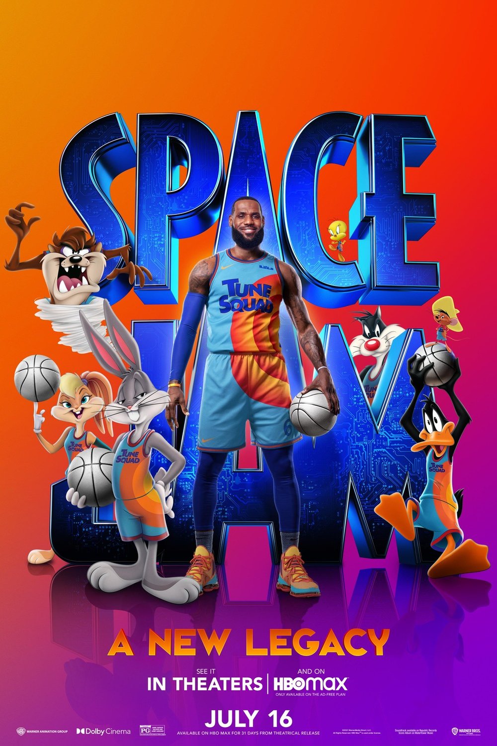L'affiche du film Space Jam: A New Legacy
