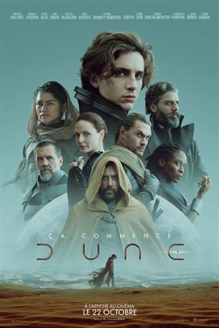 L'affiche du film Dune: Première partie