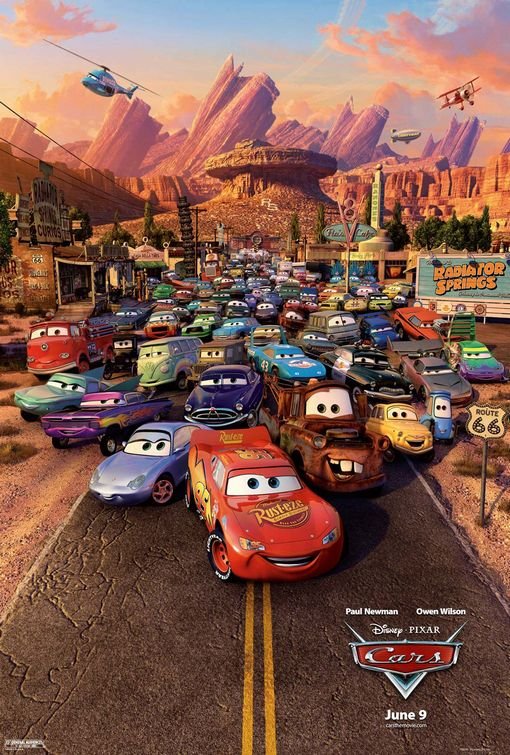 L'affiche du film Cars