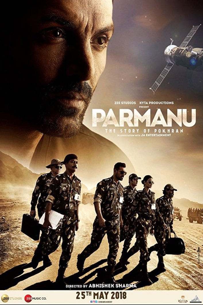L'affiche originale du film Parmanu: The Story of Pokhran en Hindi