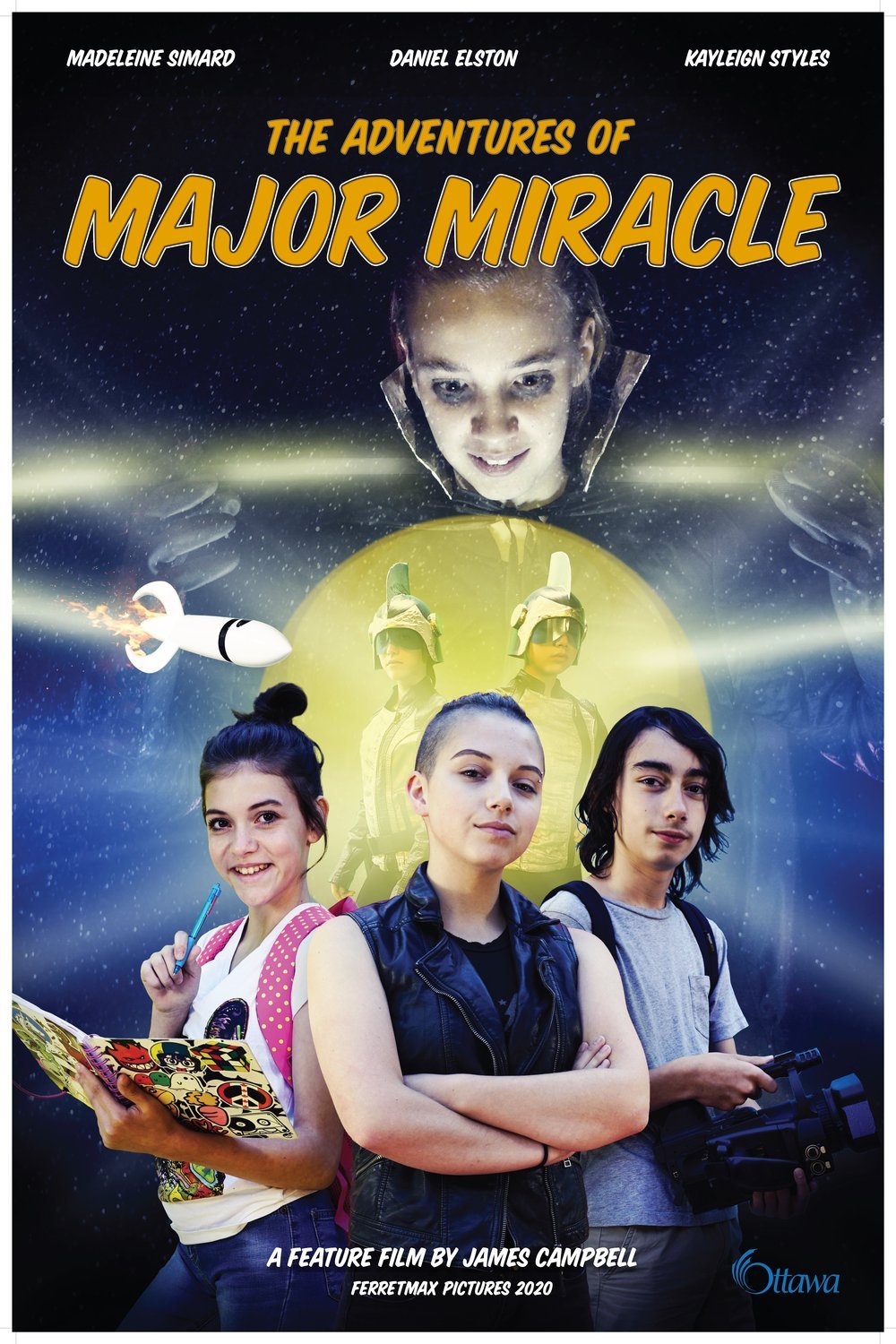 L'affiche du film The Adventures of Major Miracle