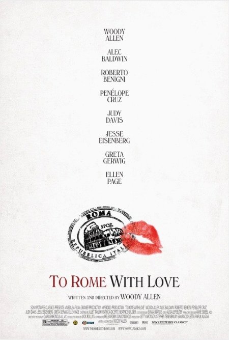 L'affiche du film To Rome with Love