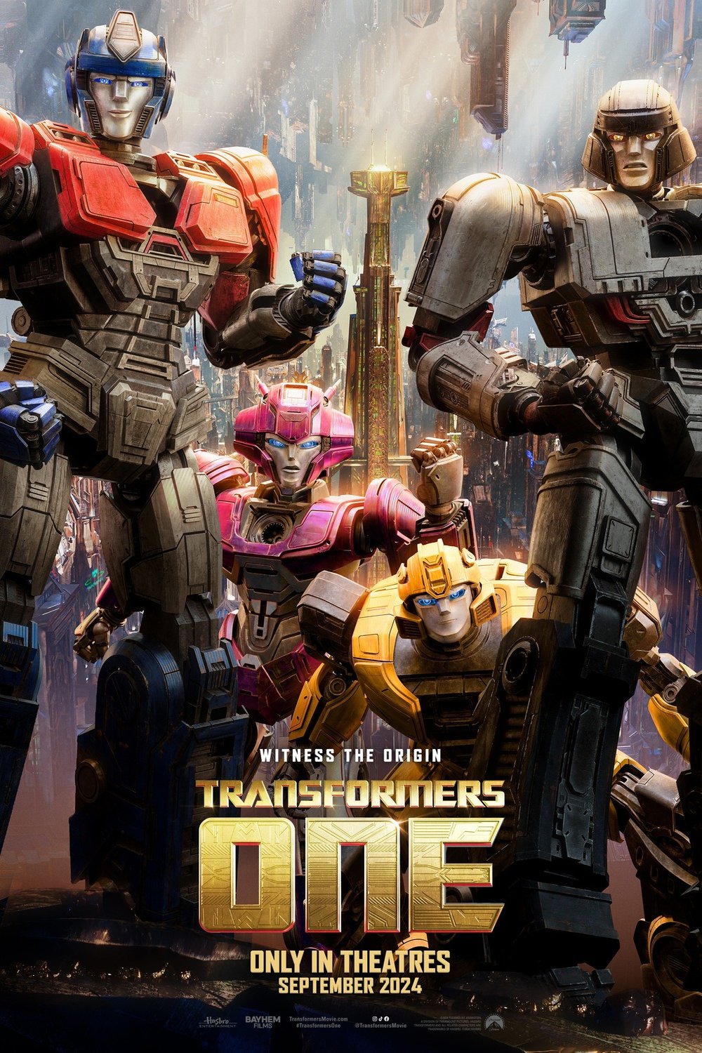 L'affiche du film Transformers Un