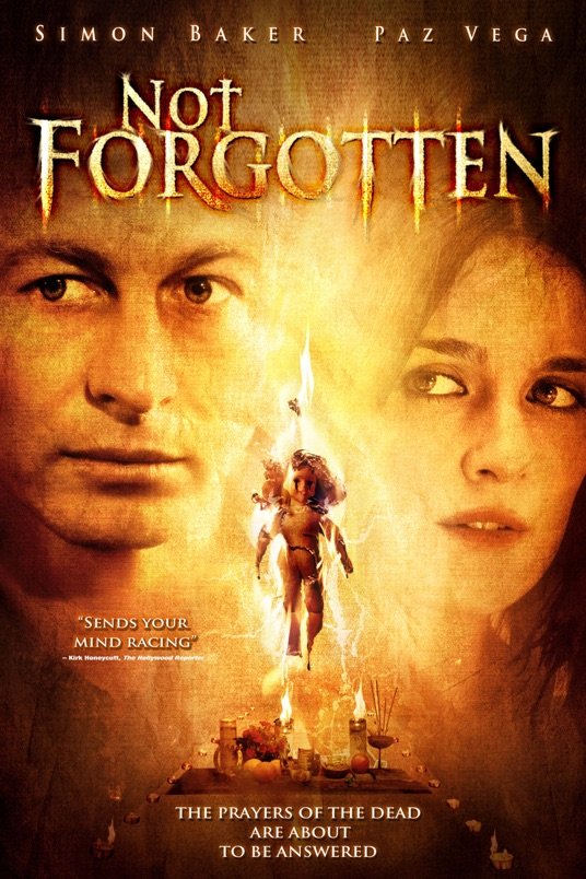 L'affiche du film Not Forgotten
