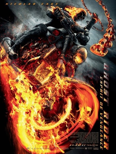 L'affiche du film Ghost Rider: Esprit de vengeance v.f.