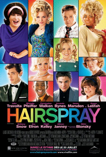 L'affiche du film Hairspray v.f.
