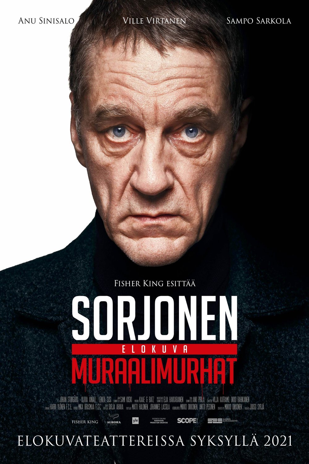 Finnish poster of the movie Sorjonen: Muraalimurhat