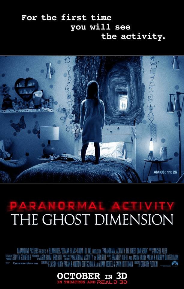 L'affiche du film Paranormal Activity: The Ghost Dimension