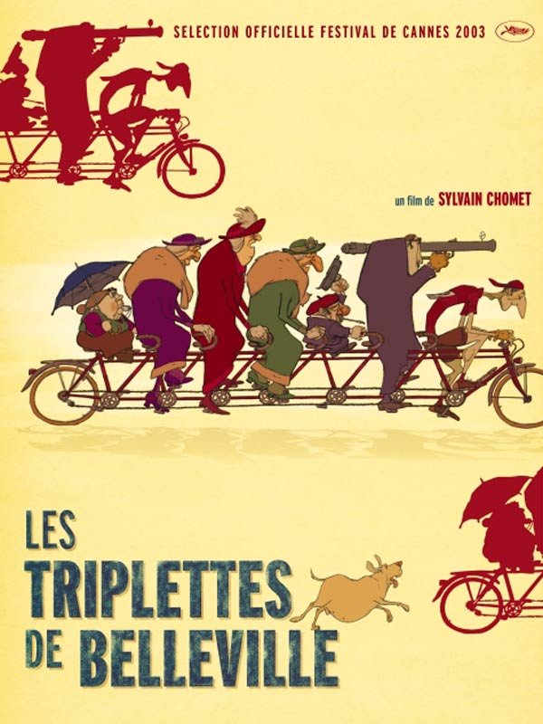 L'affiche du film The Triplets of Belleville