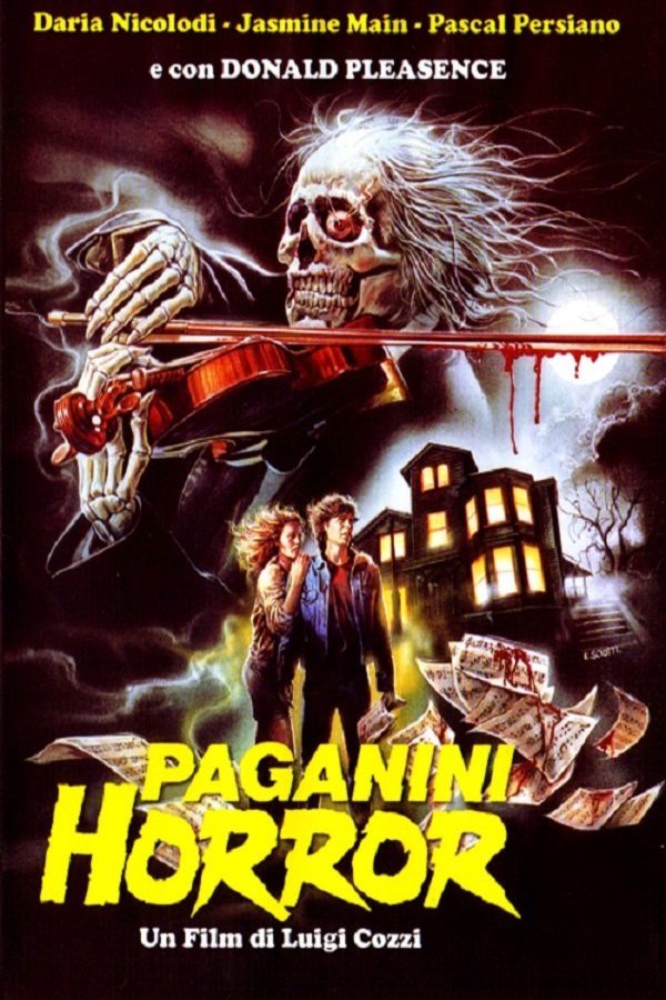 Italian poster of the movie Paganini Horror