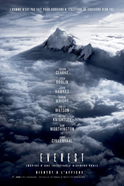 L'affiche du film Everest v.f.