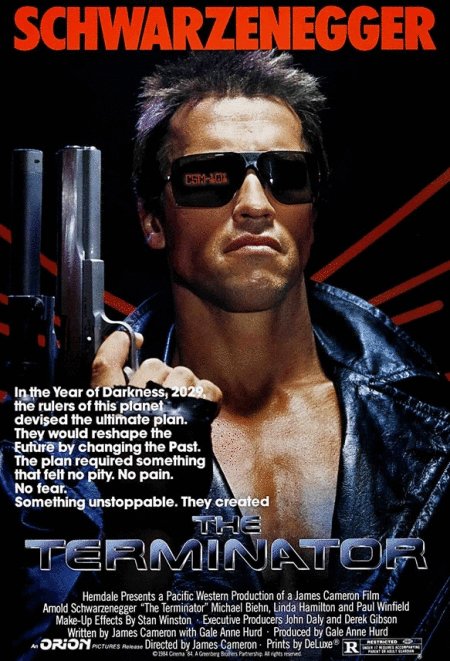 L'affiche du film The Terminator