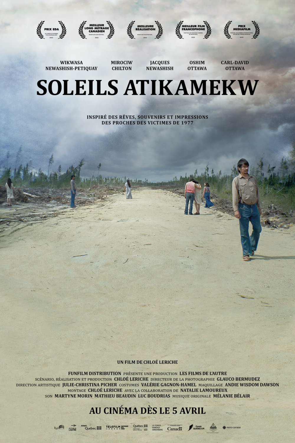 L'affiche originale du film Soleils Atikamekw en Cri