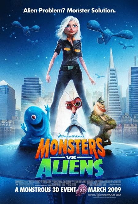 L'affiche du film Monsters vs. Aliens