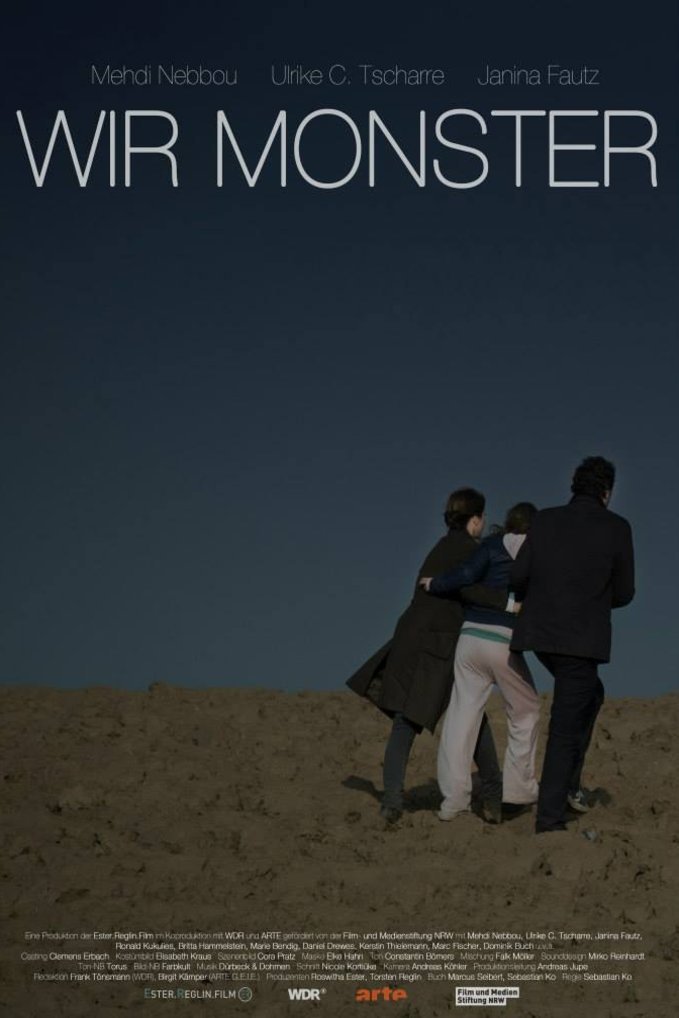 L'affiche originale du film Wir Monster en allemand
