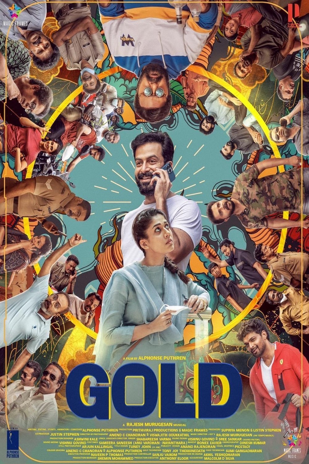L'affiche originale du film Gold en Malayâlam