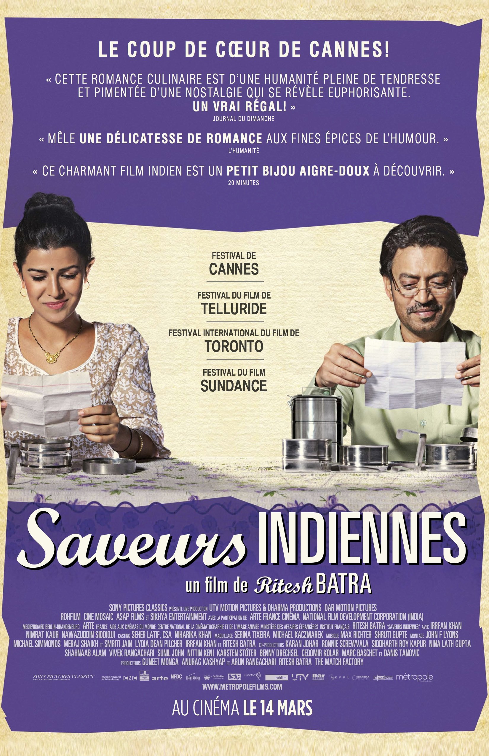 Poster of the movie Saveurs indiennes