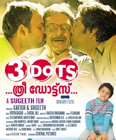 L'affiche originale du film 3 Dots en Malayâlam
