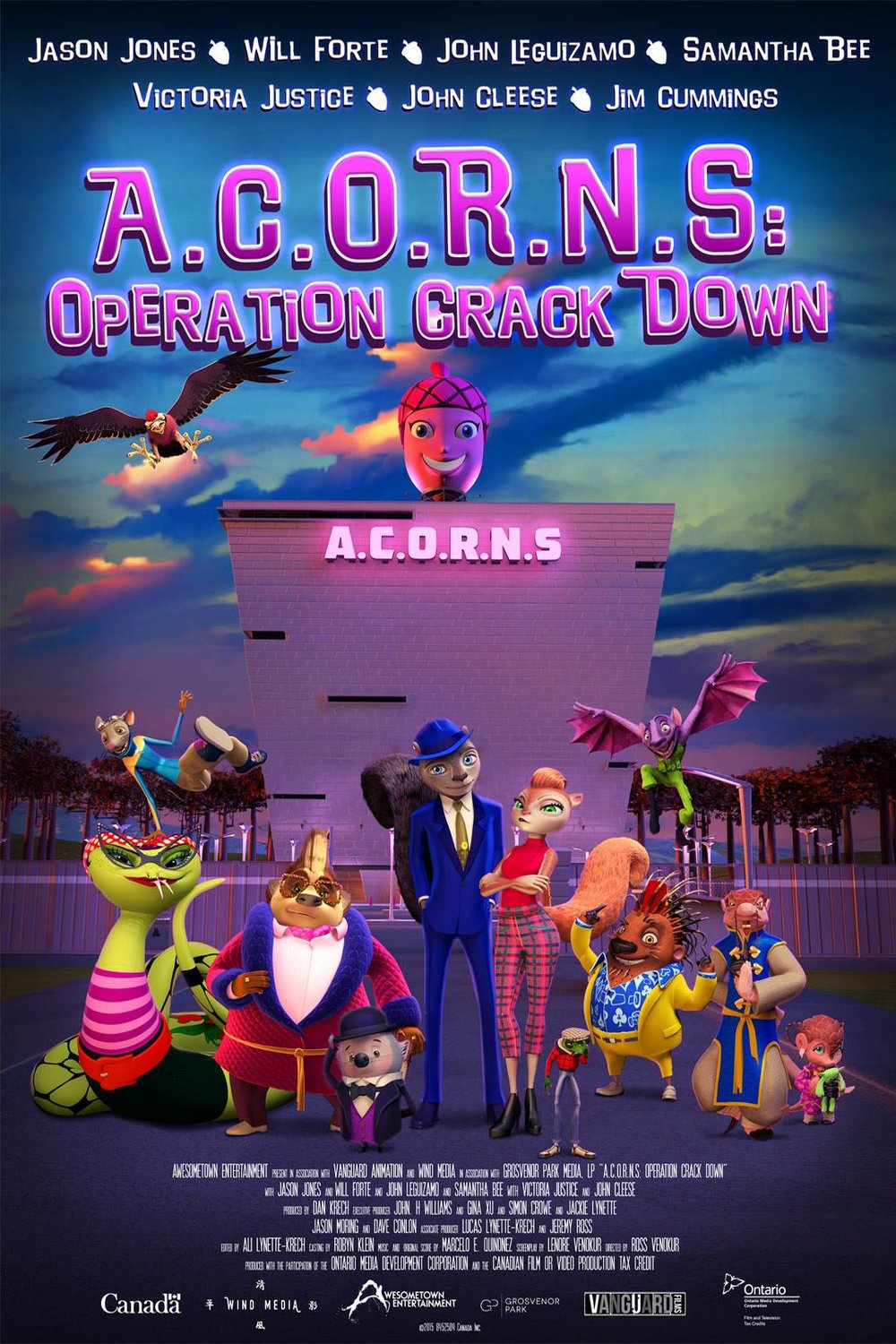 L'affiche du film A.C.O.R.N.S: Operation Crack Down