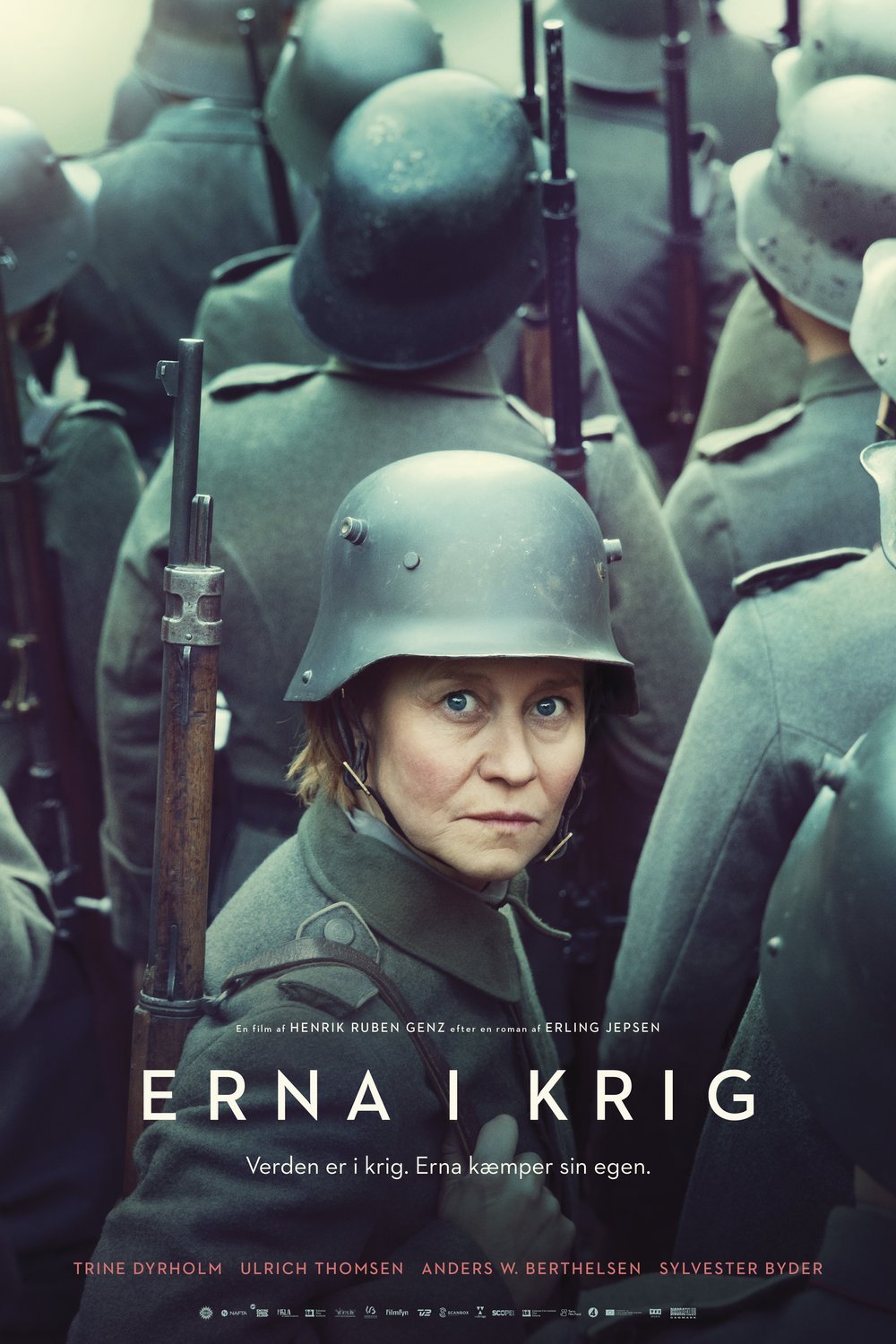 Danish poster of the movie Erna at War