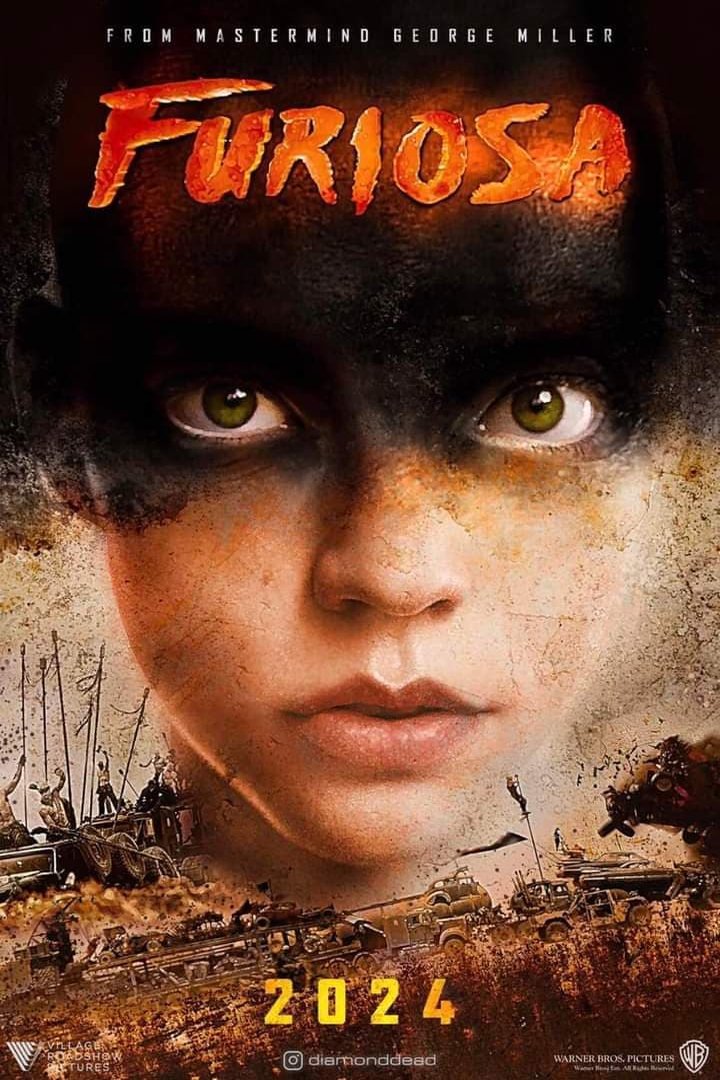L'affiche originale du film Furiosa: Une Saga Mad Max en anglais