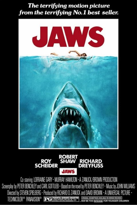 L'affiche du film Jaws