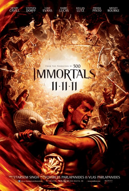 L'affiche du film Immortals