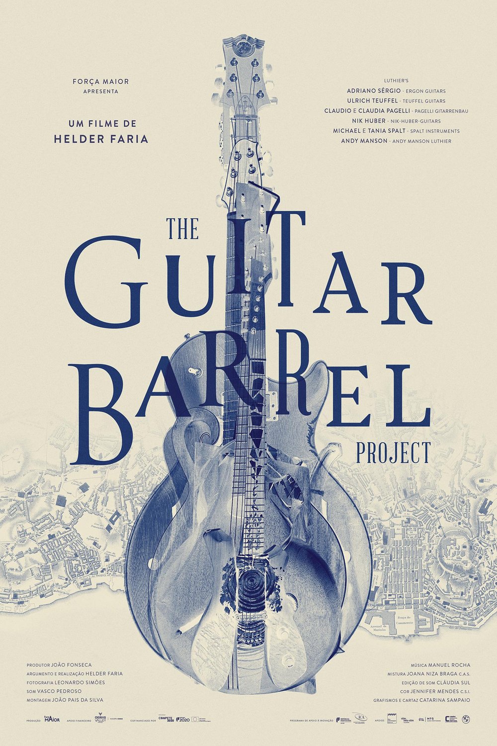 L'affiche du film The Guitar Barrel Project