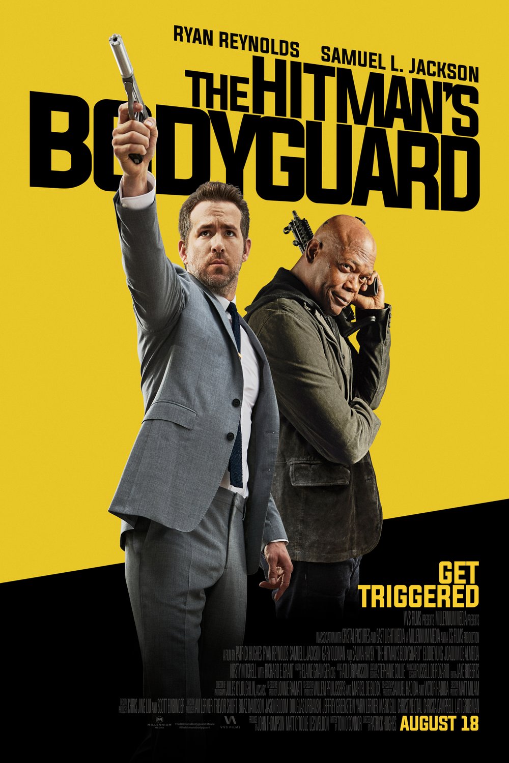 L'affiche du film The Hitman's Bodyguard