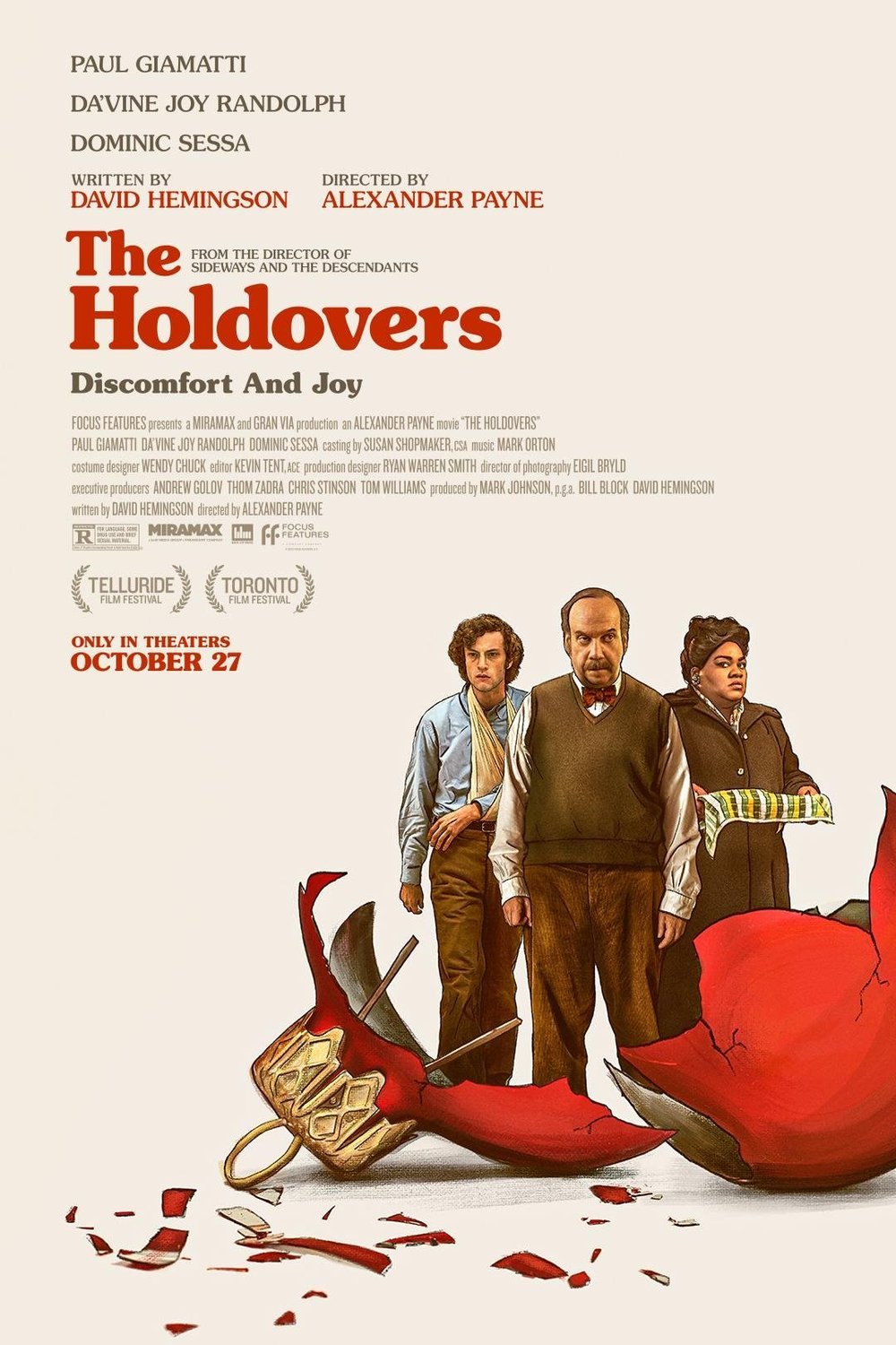 L'affiche du film The Holdovers