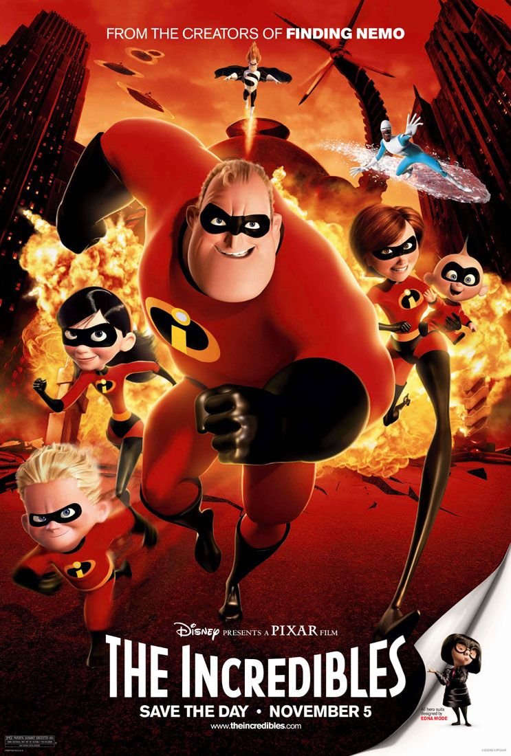 L'affiche du film The Incredibles