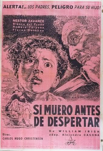 Spanish poster of the movie If I Die Before I Wake