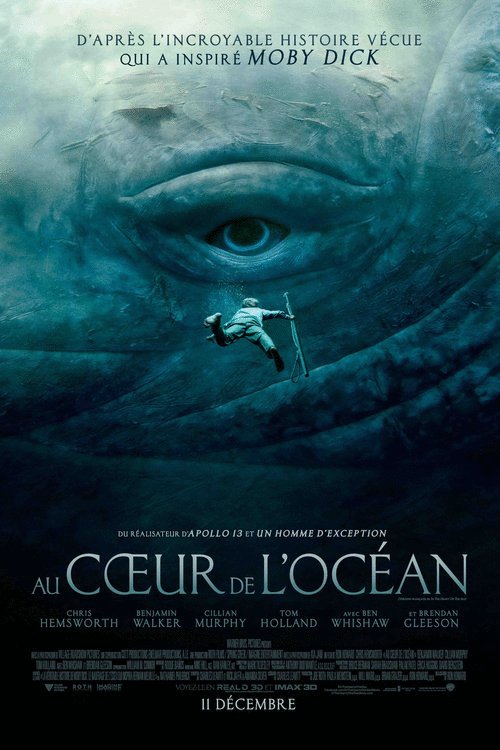 L'affiche du film Au coeur de l'océan