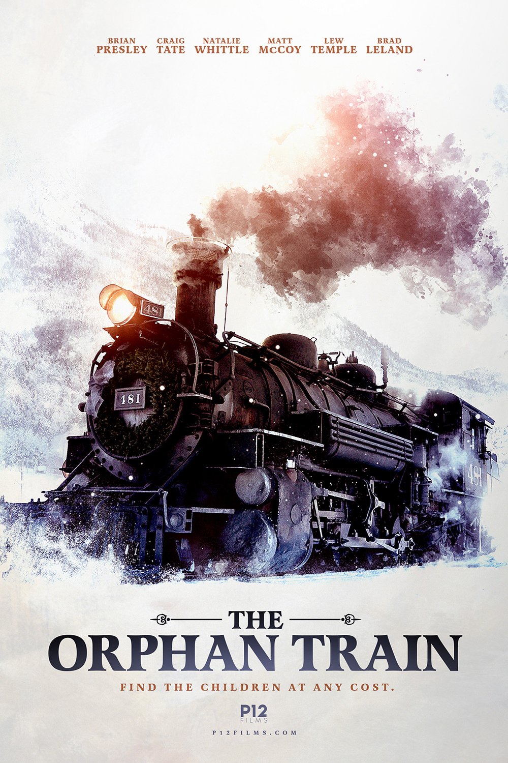 L'affiche originale du film The Orphan Train en anglais
