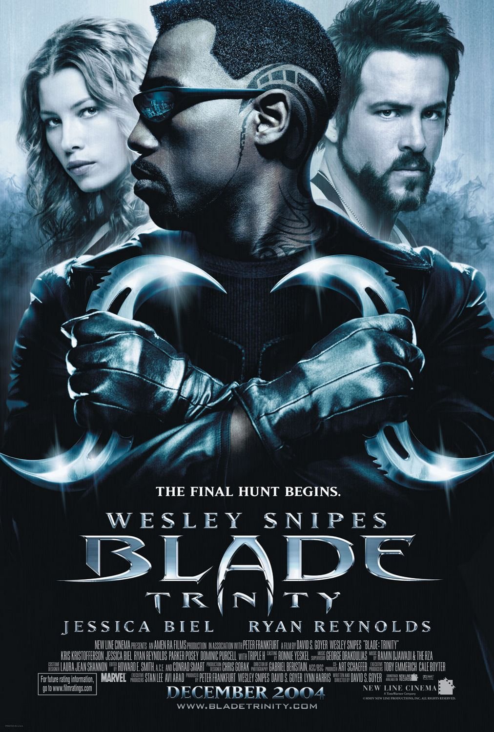 L'affiche du film Blade III: La Trinité