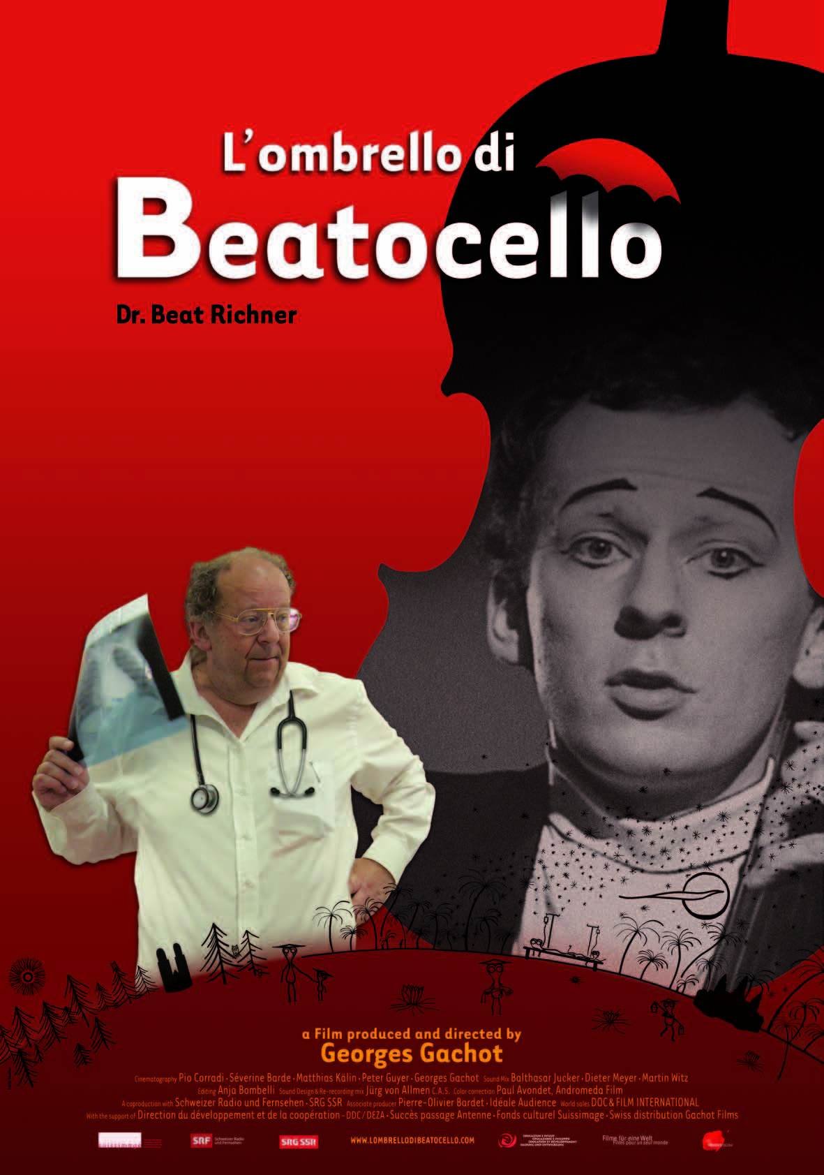 German poster of the movie Beatocello's Umbrella