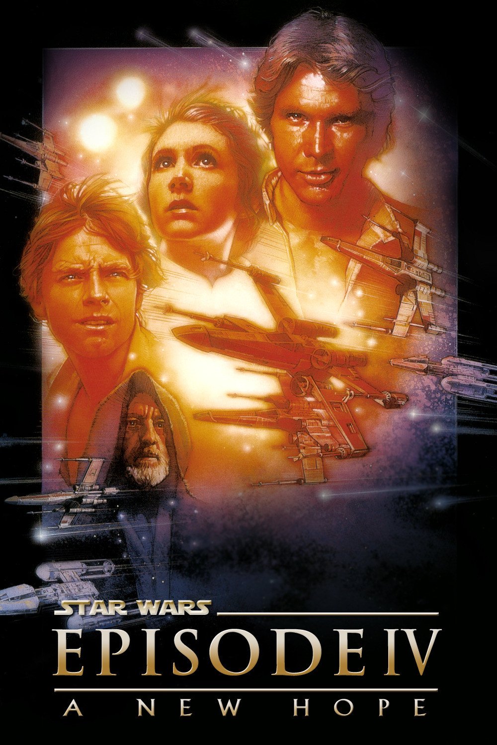 L'affiche du film Star Wars: Episode IV - A New Hope