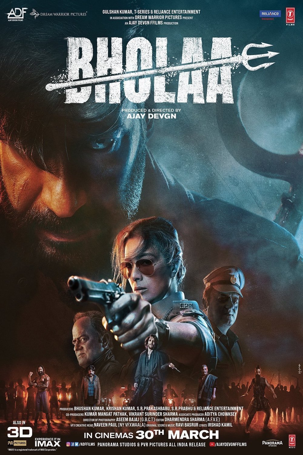 L'affiche originale du film Bholaa en Hindi
