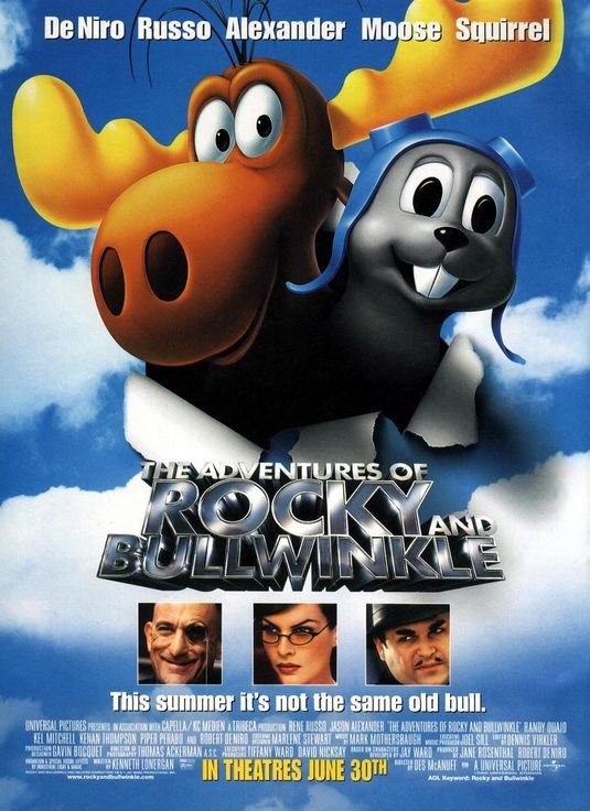 L'affiche du film The Adventures Of Rocky And Bullwinkle