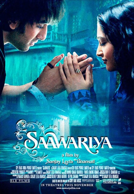 L'affiche originale du film Saawariya en Hindi