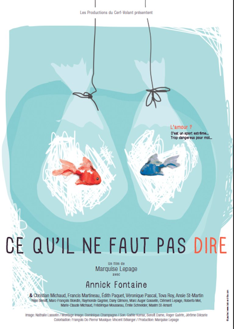 Poster of the movie Ce qu'il ne faut pas dire