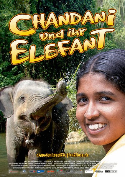 Sinhala poster of the movie Chandani und ihr Elefant